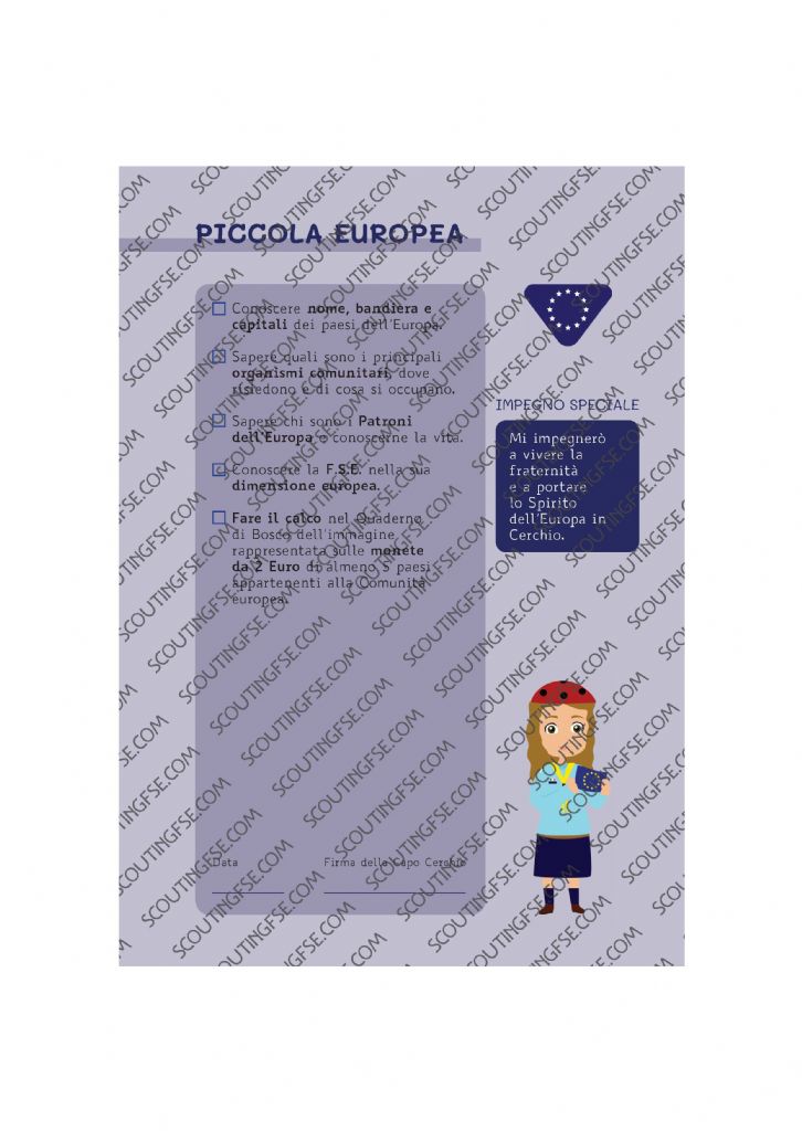 CARD SPE. COC. BLU. PICCOLA EUROPEA