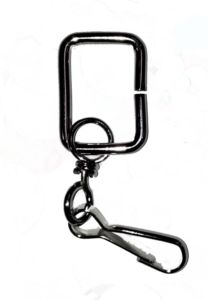 STEEL RING WITH REPLACEMENT HOOK FOR SCOUT BELT
